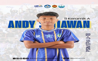 Prabangkara Muda Berprestasi, Andy Setiawan Tembus Squad EPA PSIM U-18